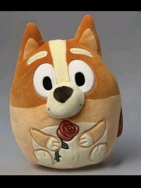 Bluey Bingo Squishmallows Rose 6.5” Plush Toy